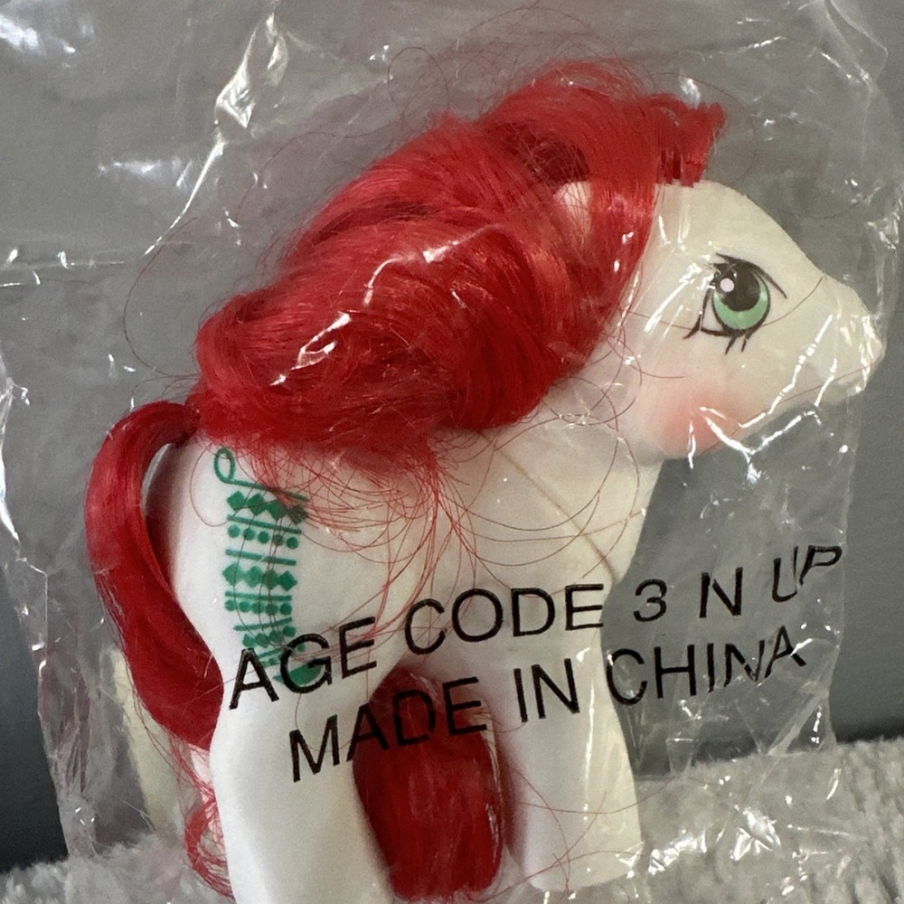 Vintage My Little‎ Pony G1 Christmas Baby Stocking Kelloggs Mail Order 1984 - Picture 2 of 6